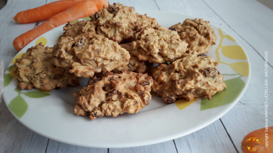 Cookies moelleux façon carrot cake – sans gluten, sans lait